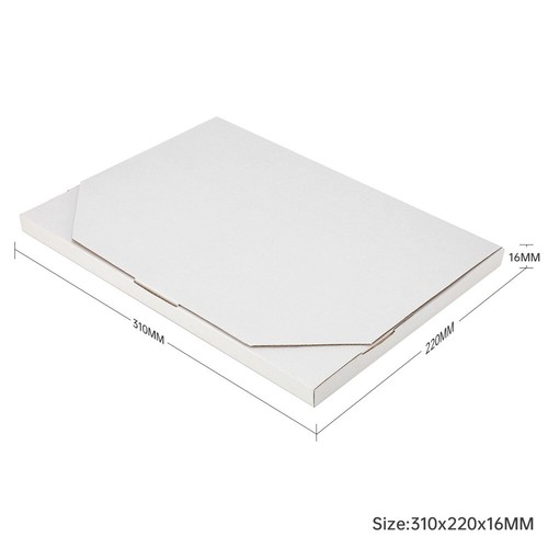 Diecut Mailing Box Shipping Carton A4 A5 Small Medium Large White Cardboard - Picture 18 of 20