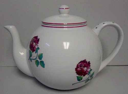 Tiffany & Co. STRASBOURG FLOWERS     Teapot with Lid  BEST  More Items Here - Picture 3 of 3
