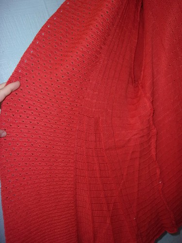 Jon & Anna women's 3x burnt orange sweater wrap open front draped cardigan - Picture 5 of 8