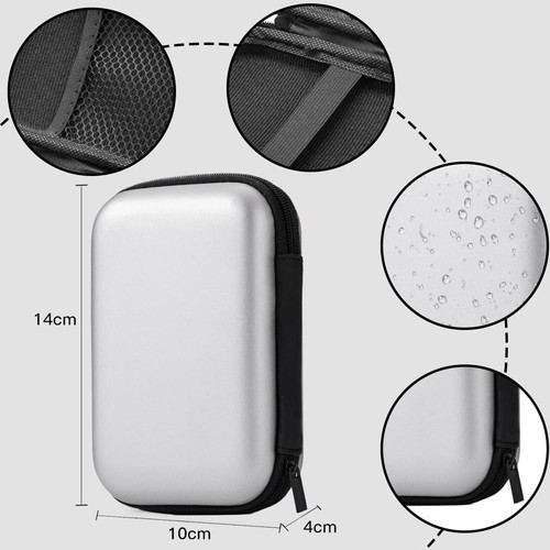 Kabeltasche für Elektronikzubehör - Organizer für unterwegs - Tragbare Tasche fü - Bild 5 von 9