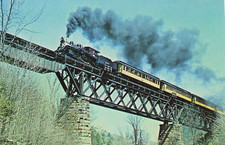 Green Mountain RR #89 Steam Locomotive Postcard 1965