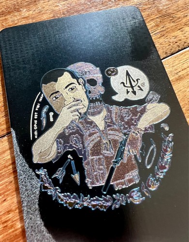 Ed's Manifesto x Mummert Knives "It's Just a Ride" CC-L Cutting Card EDC - Picture 6 of 6