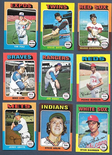 1975 Topps Mini "Choose your Card" (EX & Better) Series 2 (Cards #133 thru #264) - Picture 16 of 83