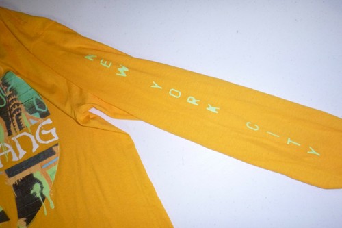 Wu-Tang Clan WU-TANG graphic yellow t-shirt 100% cotton-Authentic & Official-Sm - Picture 3 of 6
