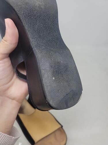 Robert Clergerie Wedges Black And Tan Made In France Size 8.5 - Picture 15 of 24