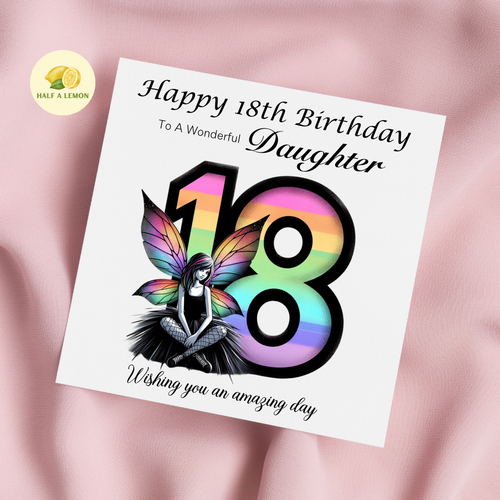 18th Birthday Card, Daughter 18th Birthday Card, For ANY Relation, Granddaughter - Picture 6 of 9