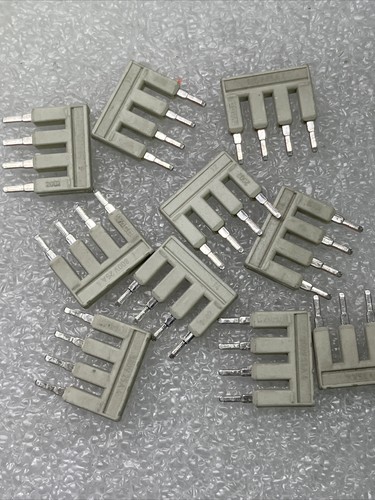 (10 OT OF 10) 2002-404, Wago, Terminal Block Jumper Bar, 4Way (10 Pieces) - Picture 1 of 6