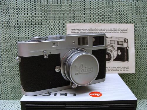 Leitz Wetzlar - Leica M1 Kit Elmar 2.8/50mm "guter/ intakter Zustand" - RAR!