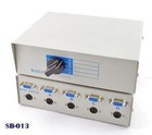 Manhattan 4Way HD15 VGA + PS2 Mouse/Keyboard Switch Box