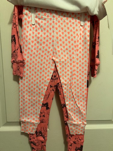 Carter's Baby Girl’s 4-Piece Dog Print Snug Fit Pajama Set Size 18 M NEW - Picture 5 of 9