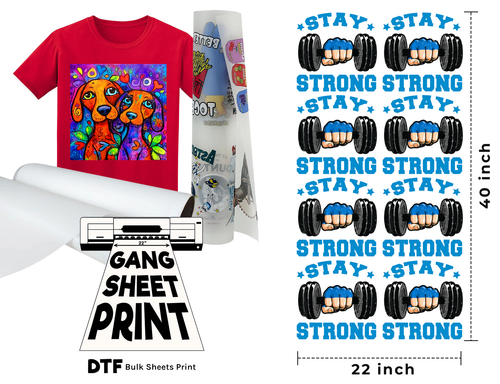 Custom Text Iron On T-Shirt Personalised DTF Heat Transfer Image Logo 2T1A0 - Picture 9 of 12