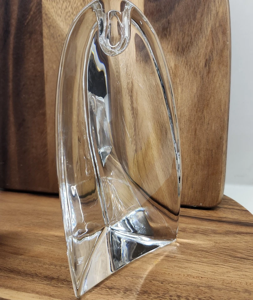 Par de Candelabros Nambe - Igor Pollick Fuente Cristal Plomo. Pesado Foto 4 de 4