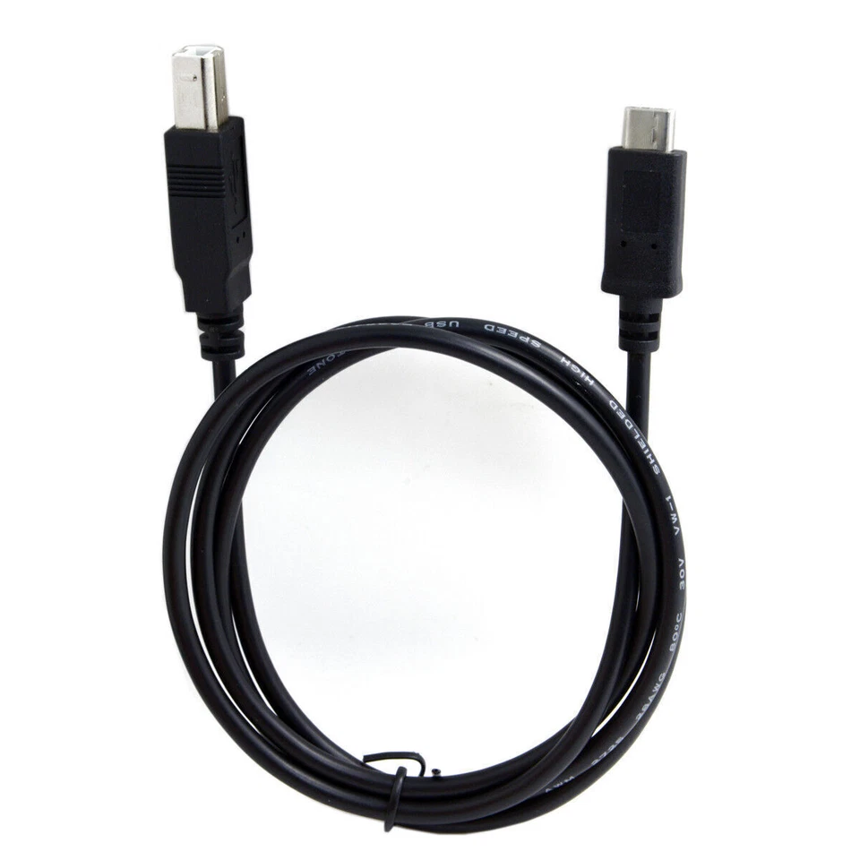 USB-C USB 3.1 Type C Male Connector to USB 2.0 B Type Male Data Cable for Laptop - Image 2 of 4
