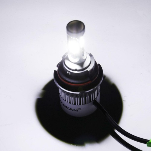 Auxbeam 9007 HB5 LED Headlight Conversion Kit HI-LOW Beam Bulbs 6500K White HID - Picture 2 of 12