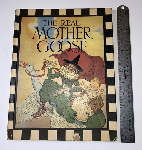 Vintage 1973 The Real Mother Goose Hardback Book - Picture 2 of 12
