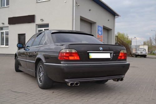 bmw E38 front bumper lip, roof ,trunk spoilers + eyelashes for headlights - Bild 6 von 21
