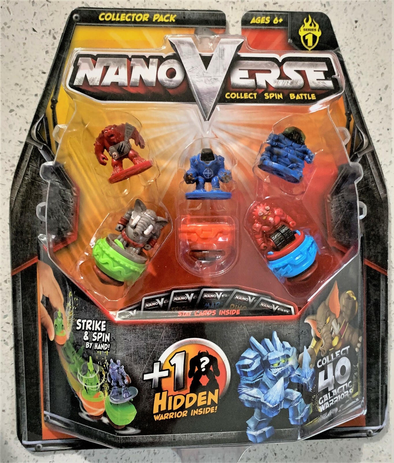 NanoVerse Kids Fighting Battle Spin Top Toy Collector Pack Series 1