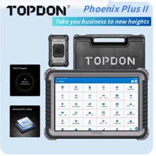 TOPDON Phoenix Plus II Elite – OBD2 Scanner with ECU Coding & TPMS Function