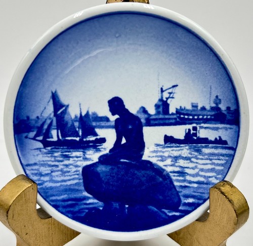 6er SET KLASSISCHE ROYAL COPENHAGEN BLAUE BUTTERDOSEN, ANSTECKNADELSCHALEN - Bild 3 von 10