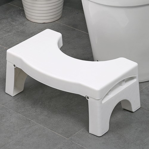 Folding TOILET STEP STOOL Natural Squat Position Squatty Potty Constipation Aid - Picture 4 of 8
