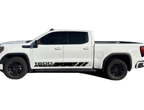 2Pcs Graphics Kit Sport Decal Car Door Side Vinyl Sticker for Gmc Sierra 1500 - Picture 4 of 10