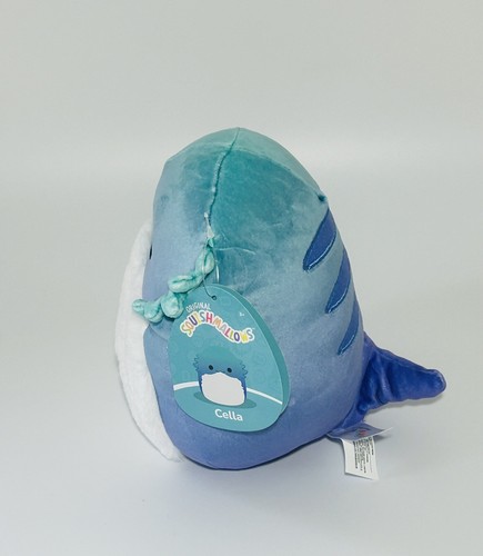 Squishmallows Cella el Dragón Barbudo 7" Azul Ombre Vientre Difuso Kellytoy Nuevo con Etiquetas - Imagen 2 de 5