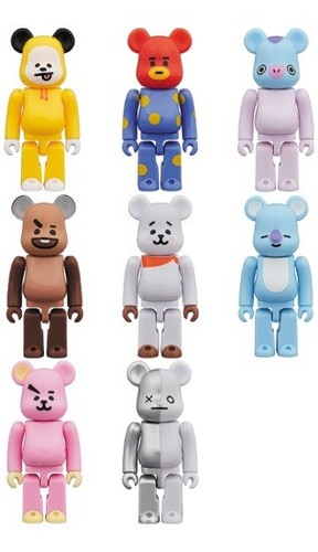 Medicom BE@RBRICK official BT21 BEARBRICK 10pcs set BOX LINE FRIENDS BTS Medicom BE@RBRICK official BT21 BEARBRICK 10pcs set BOX LINE FRIENDS BTS