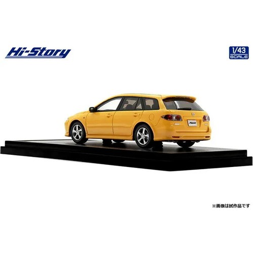 1:43 Hi-Story MAZDA ATENZA Sports Wagon 23S MAZDA6 2004 Canary Yellow HS490YE - Bild 4 von 8