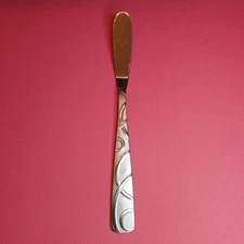 Cambridge Butter Spreader Knife Stainless Swirl Pattern Serving Knife