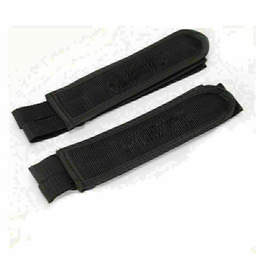 Black Pedal Straps FIXED GEAR FIXIE BMX or PLAT FORM PEDALS Bicycle Bike - Picture 3 of 5
