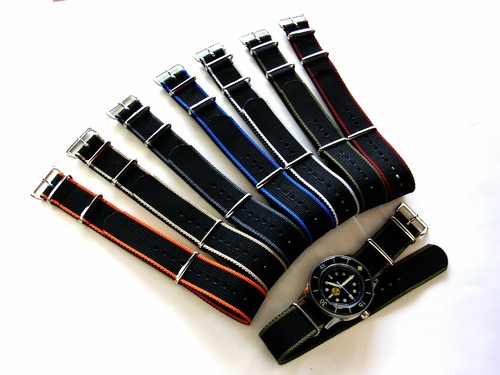 NATO G10® EDGE™ strap Heavy Prem Nylon Pilot bond military watch band IW SUISSE - 第 12/21 張圖片