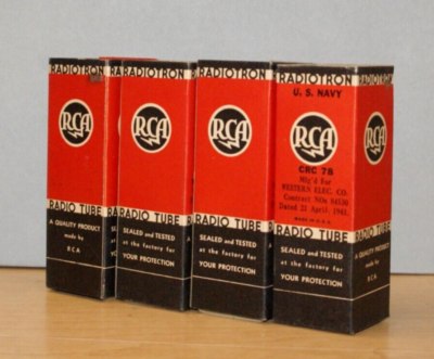 真空管 10本セット 中古 USA RCA JJ RAYTHEON 真空管 10本セット 中古