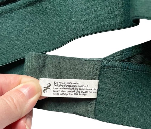 Lively Emerald Busty Stripe Mesh Bralette Size 1 - Bild 3 von 4