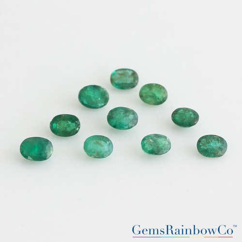 Natural Emerald Round, Oval, Octagon Faceted Loose Gemstones, Green Zambian #742 - Picture 28 of 29