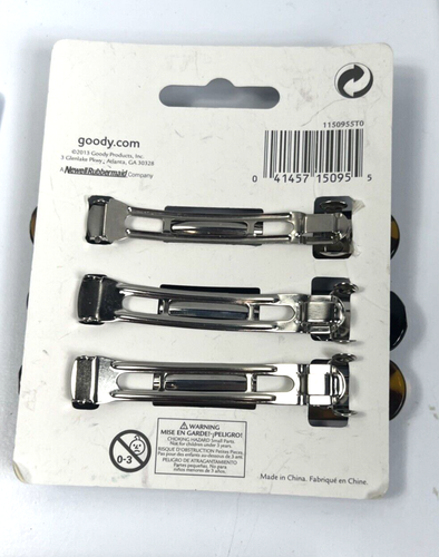 Lot Vtg Goody Stay Tight Clip Hair Barrettes Bobby Slides & Pins Comb Tortoise - Picture 17 of 18