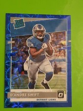2020 Panini Donruss Optic #159 D'Andre Swift Rookie Detroit Lions Blue Scope