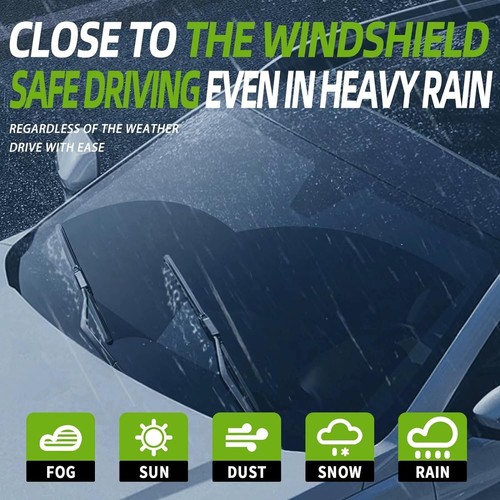 Pair 22"22" Windshield Wiper Blades For Chevrolet Avalanche 2007-2009 - Foto 6 di 6