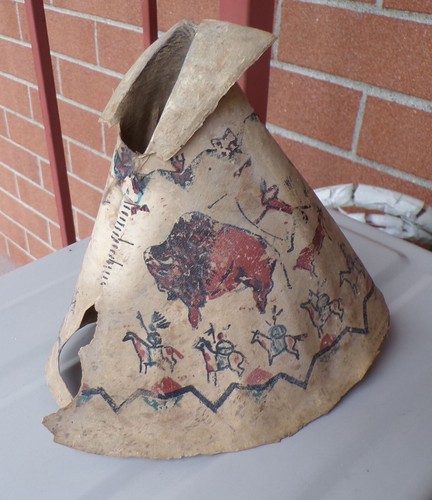 XILOPLASTO TENDA INDIANA Teepee - Far West Western 17 cm Landi soldatini - Imagen 1 de 4