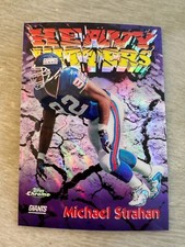 MICHAEL STRAHAN 1998 TOPPS CHROME SEASON'S BEST HEAVY HITTERS REFRACTOR #20