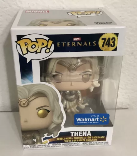 Funko Pop! Marvel Eternals Thena 743 Bobble-Head Walmart Exclusive Pop  NEW RARE