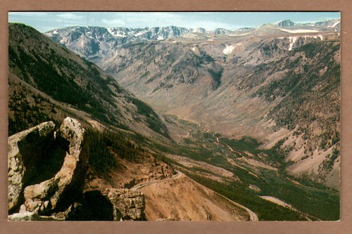 Rock Creek Canyon 5th Switchback Red Lodge Scenic Route Montana UNP Postcard - Picture 1 of 2