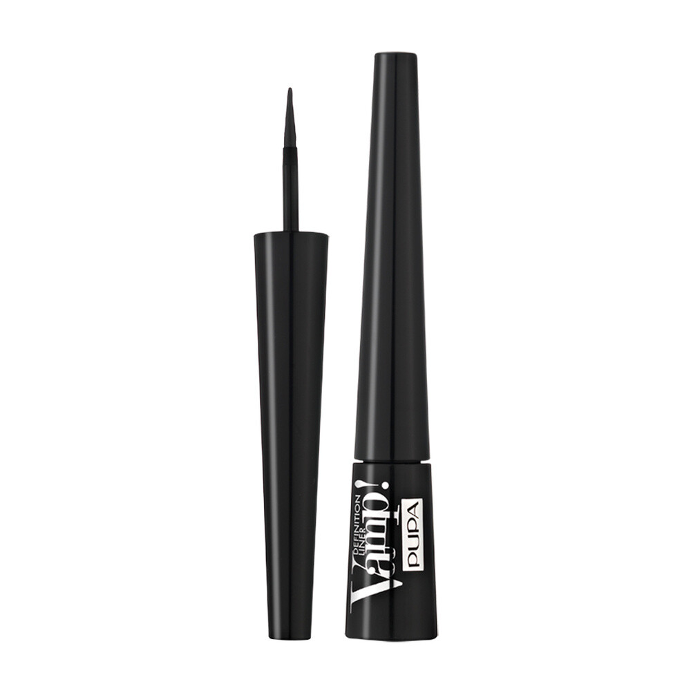 8011607205899 Подводка для глаз Vamp Definition Liner с карандашом 100 Black 2,5 мл Pupa Mil