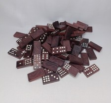 Vintage Dragon Dominoes By Halsam 91 Piece Double Twelve Set No. 1220