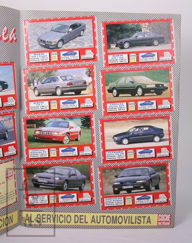 1994 Coche Actual / Cars Spanish Sticker Album - BMW, Audi, Lamborghini... - Picture 3 of 9