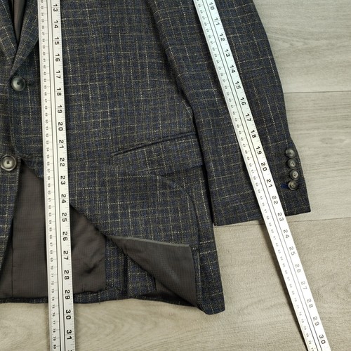 Emporio Armani Sport Coat Men's 40S Slim Viscose Wool Two Button Surgeon Cuffs - Picture 17 of 19