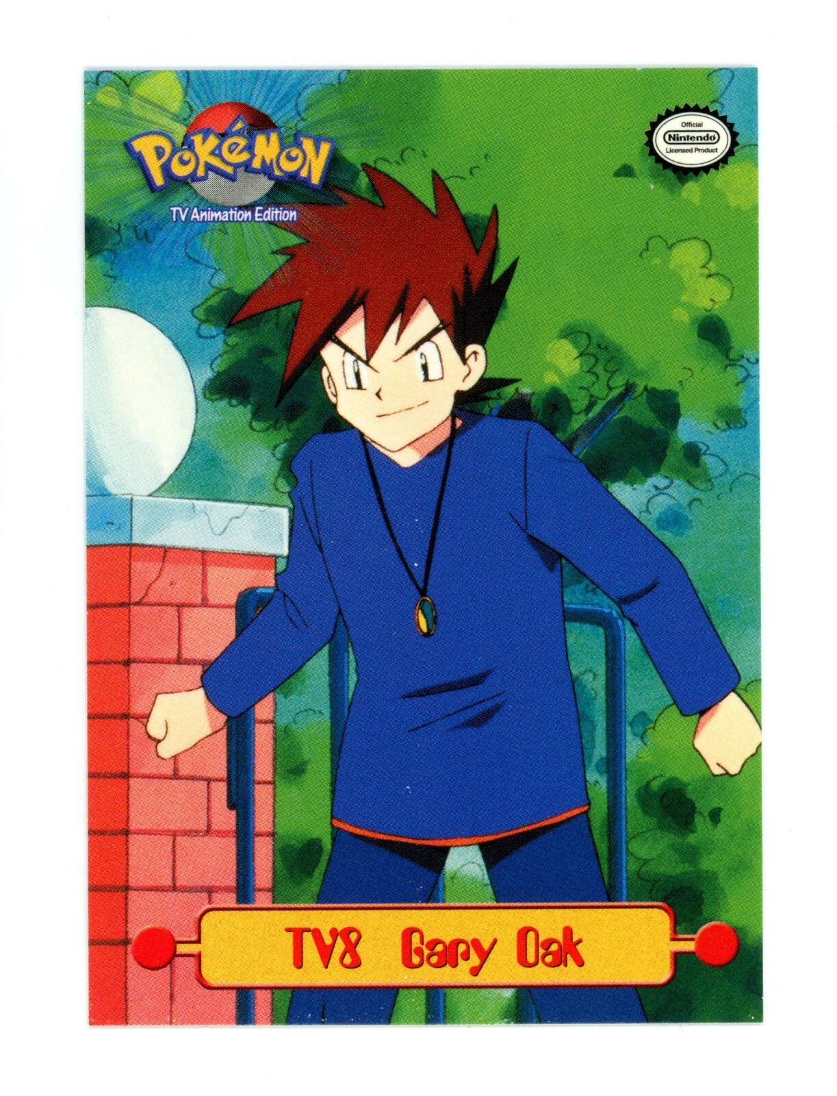Pokemon Card - Gary Oak TV8 - TV Animation Edition - Topps Series 1