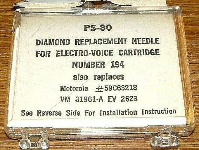 Phonograph NEEDLE PS-80 for EV 194D EV2623DS, 608-SD W-307STDS N319-sd 367-DS73 - Image 2 of 4
