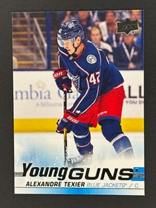 2019-20 UD Series 1 Alexandre Texier Young Guns #225 Columbus Blue Jackets
