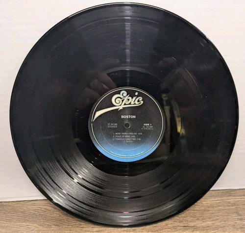 Boston Self Titled Vinyl Record LP 1976 Epic Orange Label PE 34188 Rock Music - Picture 12 of 15