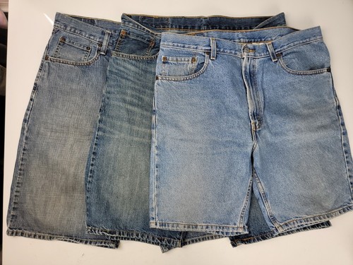 Set Vintage Herren Levis 569 & 505 Loose Fit Gr. 36 Straight Denim Jeans Shorts